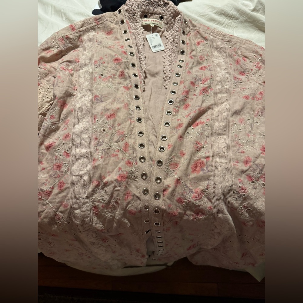 Free People on the Road Duster NWT Mauve Medium - Picture 6 of 8
